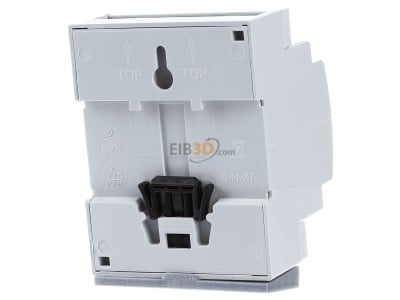 Back view MDT AMI-0416.03 KNX Switch Actuator 4-fold, 4SU MDRC, 16/20 A, 230 V AC, C-load, 200 F, current measurement 
