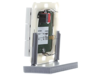 View on the right MDT BE-TA5506.02 KNX Push Button 55 6-fold, White matt finish 
