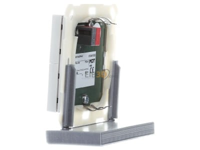 View on the right MDT BE-TA55P4.02 KNX Push Button Plus 55 4-fold, White matt finish 
