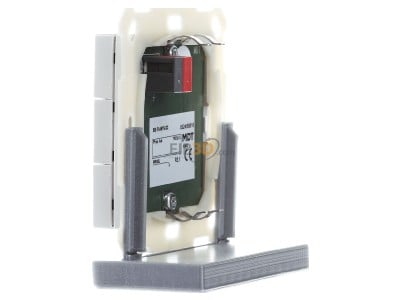 View on the right MDT BE-TA55T6.G2 KNX Push Button Plus TS 55 6-fold, White glossy finish 
