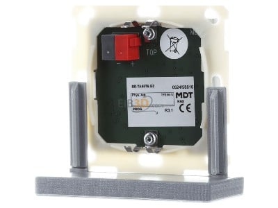 Ansicht hinten MDT BE-TA55T6.G2 KNX Taster Plus TS 55 6-fach Reinwei glnzend 