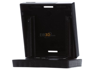 Back view MDT BE-TAL55W106.01 Rocker for the KNX Push Button Light 55 1 gang, Black matt, neutral 
