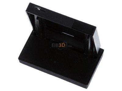 Top rear view MDT BE-TAL55W106.01 Rocker for the KNX Push Button Light 55 1 gang, Black matt, neutral 
