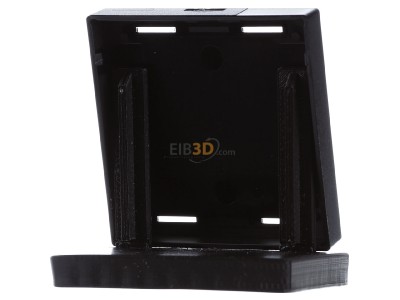 Back view MDT BE-TAL55W206.01 Rocker for the KNX Push Button Light 55 2 gang, Black matt, neutral 
