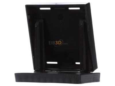 Back view MDT BE-TAL55W206.A1 Rocker for the KNX Push Button Light 55 2 gang, Black matt, blinds 
