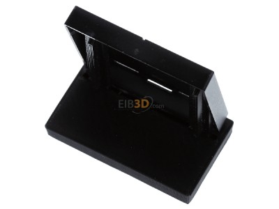 Top rear view MDT BE-TAL55W206.A1 Rocker for the KNX Push Button Light 55 2 gang, Black matt, blinds 
