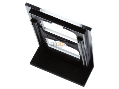 Top rear view MDT BE-GTR2S.01S MDT Glass cover frame 2-fold for 55 mm systems, Black - 
