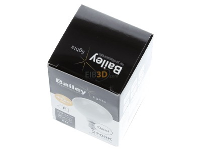 Top rear view Bailey Electric Electronics bv 80100038652 LED Bulb Filament G60 E14 240V 4W 2700K Opal,_- Promotional item
