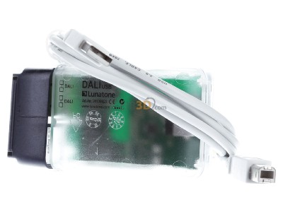 Front view Lunatone Industrielle 24138923 Interface module USB interface f. DALI Cockpit SW-Tool,_- Promotional item
