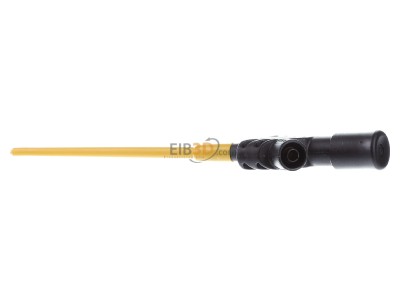 Front view Hirschmann 972306100 Clamp test probe KLEPS 2600 black / black,_- Promotional item
