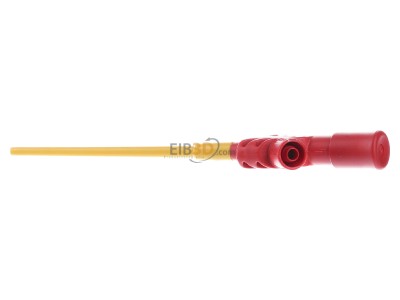 Front view Hirschmann 972306101 Clamp test probe KLEPS 2600 red / red,_- Promotional item
