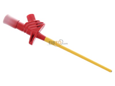 Top rear view Hirschmann 972306101 Clamp test probe KLEPS 2600 red / red,_- Promotional item
