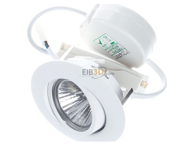 View up front Nobile 1856861023 LED recessed ceiling spotlight LB22 A 5068 T Flat white matt 8W 930 38 dim,_- Promotional item
