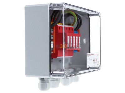 Ansicht links enwitec electronic DEHNCube Typ DCU 2 YPV 1100 2M 2S Generatoranschlusskasten 