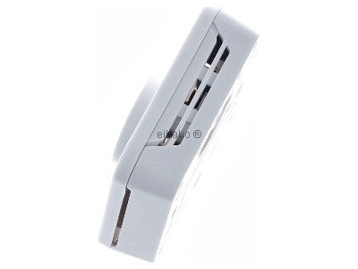 Ansicht oben rechts SALUS CONTROLS 117201 Raumthermostat HTR 24 mit Drehregler 