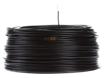 Back view Diverse H05V-U 0,5 sw Eca Single core cable 0,5mm black_ring 100m
