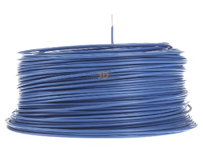 Back view Diverse H05V-U 0,75 hbl Eca Single core cable 0,75mm blue_ring 100m

