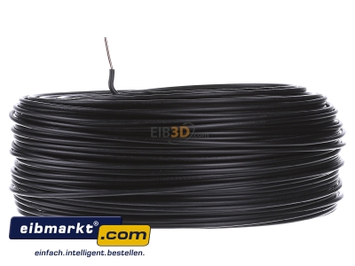 Front view Verschiedene-Diverse H07V-U   1,5     sw Single core cable 1,5mm black - H07V-U 1,5 sw
