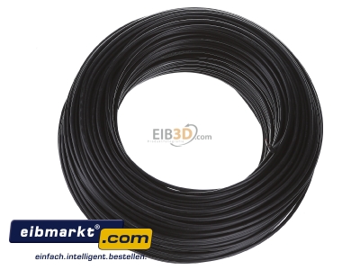 View top left Verschiedene-Diverse H07V-U   1,5     sw Single core cable 1,5mm black - H07V-U 1,5 sw
