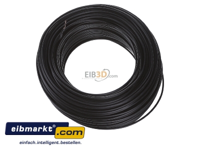 View top right Verschiedene-Diverse H07V-U   1,5     sw Single core cable 1,5mm black - H07V-U 1,5 sw
