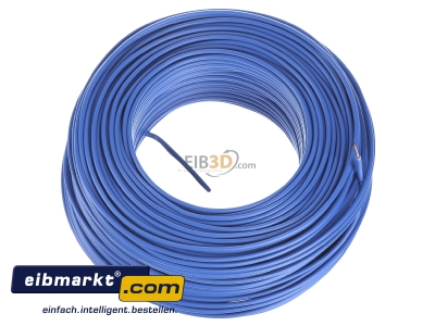 View top left Verschiedene-Diverse H07V-U   1,5    hbl Single core cable 1,5mm blue - H07V-U 1,5 hbl
