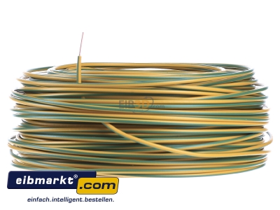 Front view Verschiedene-Diverse H07V-U   1,5  gn/ge Single core cable 1,5mm green-yellow H07V-U 1,5 gn/ge
