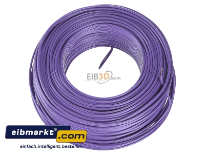 View top left Verschiedene-Diverse H07V-U   1,5    vio Single core cable 1,5mm violet - H07V-U 1,5 vio
