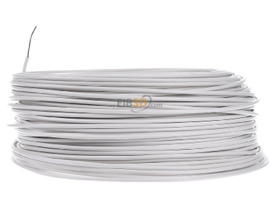 View on the right Diverse H07V-U 1,5 ws Eca Single core cable 1,5mm white_ring 100m
