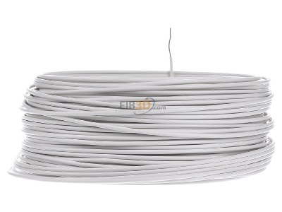 Back view Diverse H07V-U 1,5 ws Eca Single core cable 1,5mm white_ring 100m

