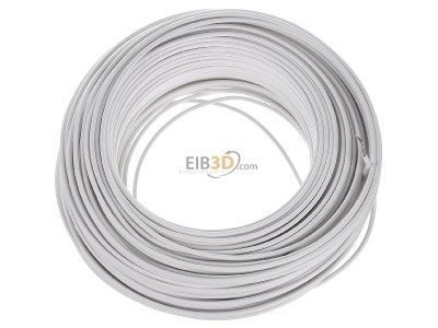 View top left Diverse H07V-U 1,5 ws Eca Single core cable 1,5mm white_ring 100m
