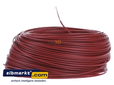 Back view Verschiedene-Diverse H05V-K   0,5      rt Single core cable 0,5mm red - H05V-K 0,5 rt
