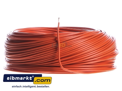 Front view Verschiedene-Diverse H05V-K   0,75     or Single core cable 0,75mm orange
