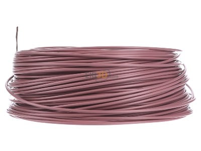View on the right Diverse H05V-K 1,0 rs Eca Single core cable 1mm pink_ring 100m
