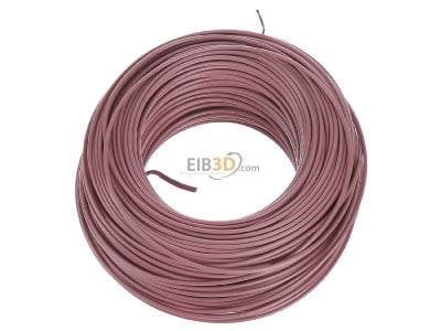 Top rear view Diverse H05V-K 1,0 rs Eca Single core cable 1mm pink_ring 100m
