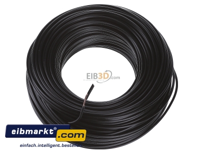 View up front Verschiedene-Diverse H07V-K   1,5      sw Single core cable 1,5mm black - H07V-K 1,5 sw
