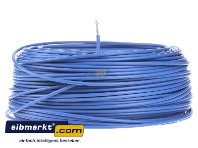 Front view Verschiedene-Diverse H07V-K   1,5     hbl Single core cable 1,5mm blue - H07V-K 1,5 hbl
