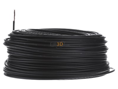 View on the right Diverse H07Z-K 2,5 sw Eca Single core cable 2,5mm black 
