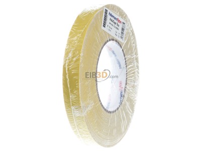 View on the left Hellermann Tyton HTAPE TEX YE 19x50m Adhesive tape 50m 19mm yellow 
