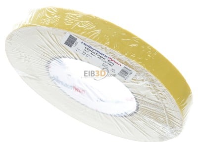 View up front Hellermann Tyton HTAPE TEX YE 19x50m Adhesive tape 50m 19mm yellow 
