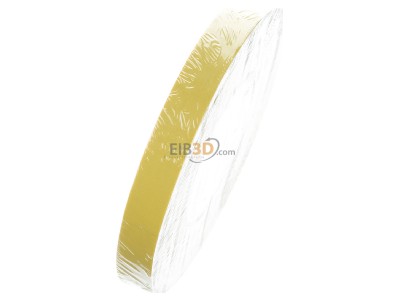 View top right Hellermann Tyton HTAPE TEX YE 19x50m Adhesive tape 50m 19mm yellow 
