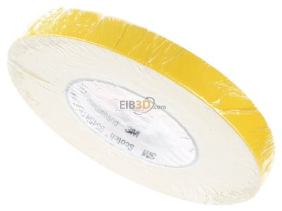 Top rear view 3M 9545N Y19 Adhesive tape 50m 19mm yellow 
