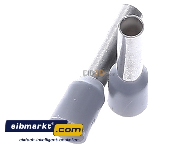 Top rear view Klauke 474/12 Cable end sleeve 4mm insulated
