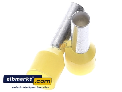 Top rear view Klauke 475/12 Cable end sleeve 6mm insulated
