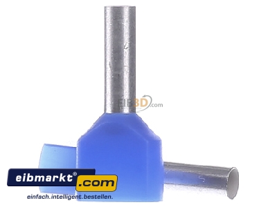 View on the left Klauke 873/10 Cable end sleeve 2,5mm insulated
