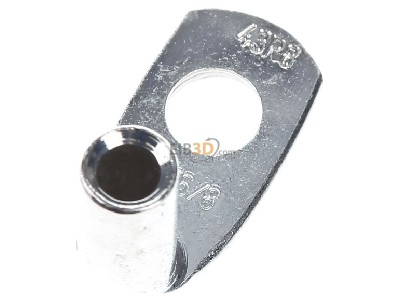 Top rear view Klauke 43R/8 Ring lug for copper conductor 
