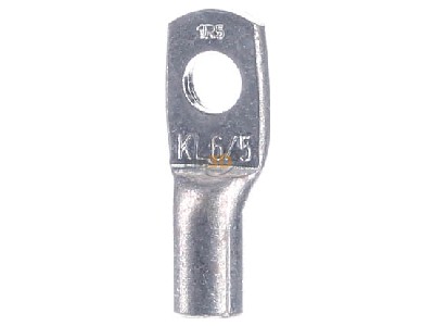 Front view Klauke 1R/5 o.S. Ring lug for copper conductor 
