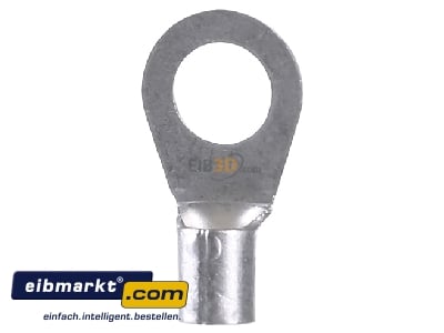 Front view Klauke 1653/10 Ring lug for copper conductor 16mm 
