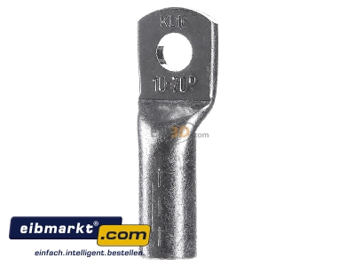 Front view Klauke 107R/10 Lug for copper conductors 70mm² M10
