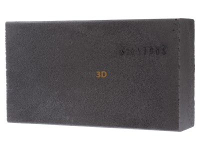 Front view BIO Brandschutz 33000 Fire proof foam block 
