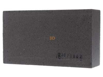Back view BIO Brandschutz 33000 Fire proof foam block 
